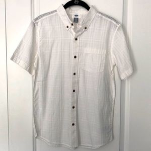 Boy’s Button-Down Short Sleeve Camp Shirt
